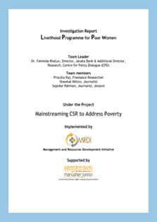 Livelihood programme for poor women
