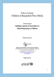This report analyses earlier findings to explore the impacts of inappropriate media content on children. It began on a premise that journalists have a key role in ensuring the wellbeing of children and avoid potential harm from news consumption. It finds a lack of planned focus and subsequently lack of news coverage about children, the study further records that while capacity development of journalists is crucial, it is not enough. Further support from top management and editorial policy-making is required.