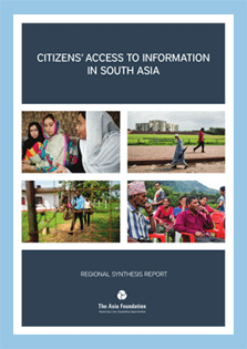 Most of the South Asian countries enacted Right to Information laws during first decade of the century. This Regional Synthesis Report brings together information collected through Country Diagnostic Studies (CDS) conducted by The Asia Foundation and civil society organisations in several South Asian countries including MRDI in Bangladesh. The CDS analyses the state of people’s access to information, and the implementation of RTI legislation in these countries.