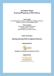 Livelihood programme for poor women
